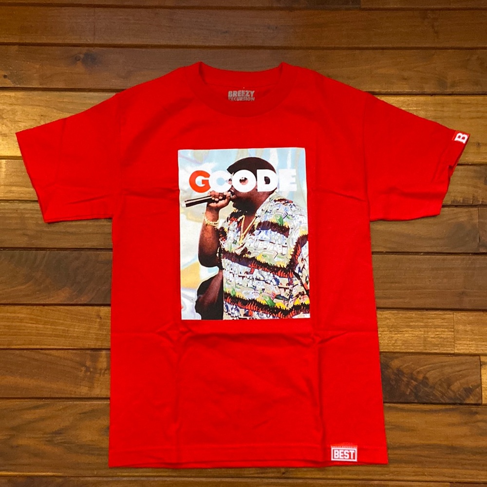 New Breezy Excursion Notorious B.I.G. G Code Tee Small